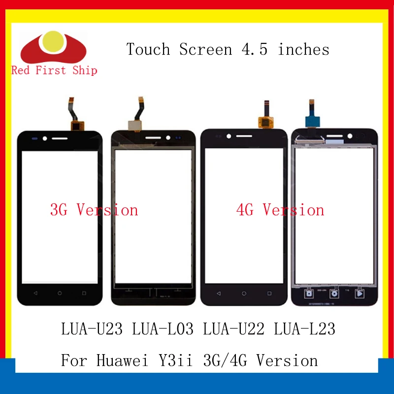 

10Pcs/Lot Touchscreen For Huawei Y3ii Touch Panel Sensor Digitizer Touch Screen Y3 II 2 LUA-U23 LUA-L03 LUA-U22 LUA-L23 Touch