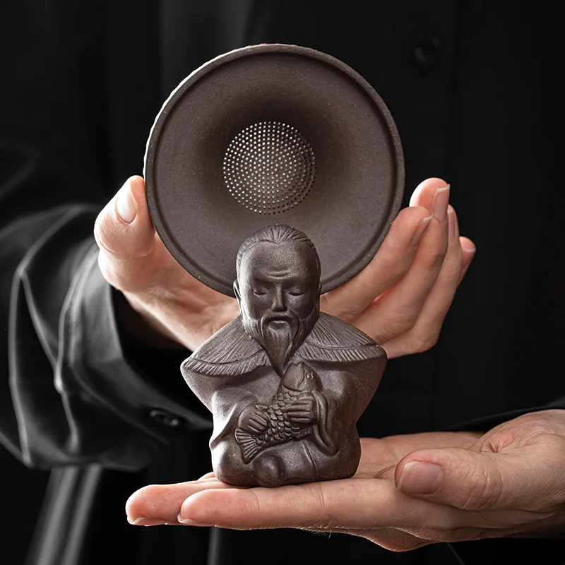 Цена Чайный набор с керамическим фильтром и чайным ситечком, в виде озера