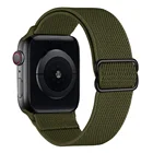 Нейлоновый ремешок Solo для Apple watch, ремешок 44 мм, 40 мм, 38 мм, 42 мм, регулируемый браслет эластичная резинка для волос, correa iWatch 2, 3, 4, 5, 6, se