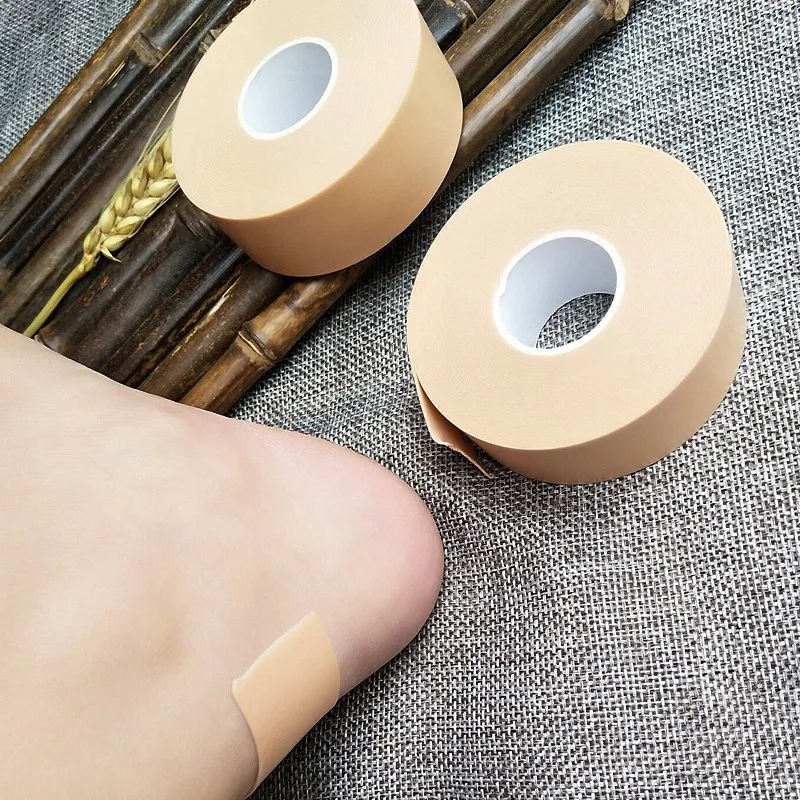 

1 Roll Skin Color 2.5cm*4.5m Elastic Waterproof Bandage for Heel Protective Tape Anti Shoes Pinch Feet First Aid Kits Sticker