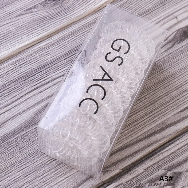 1 коробка/9 шт., новинка, han edition, женские эластичные резинки для волос, модные резинки для волос, яркие цвета, аксессуары для волос - Цвет: A3