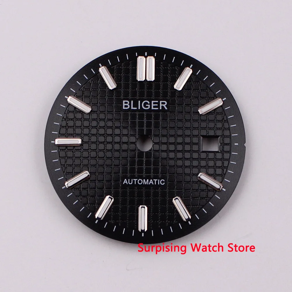 

31mm sterile black blue silver gray watch dial fit ETA 2824 2836 Miyota 8205 8215 821A Mingzhu DG 2813 3804 movement