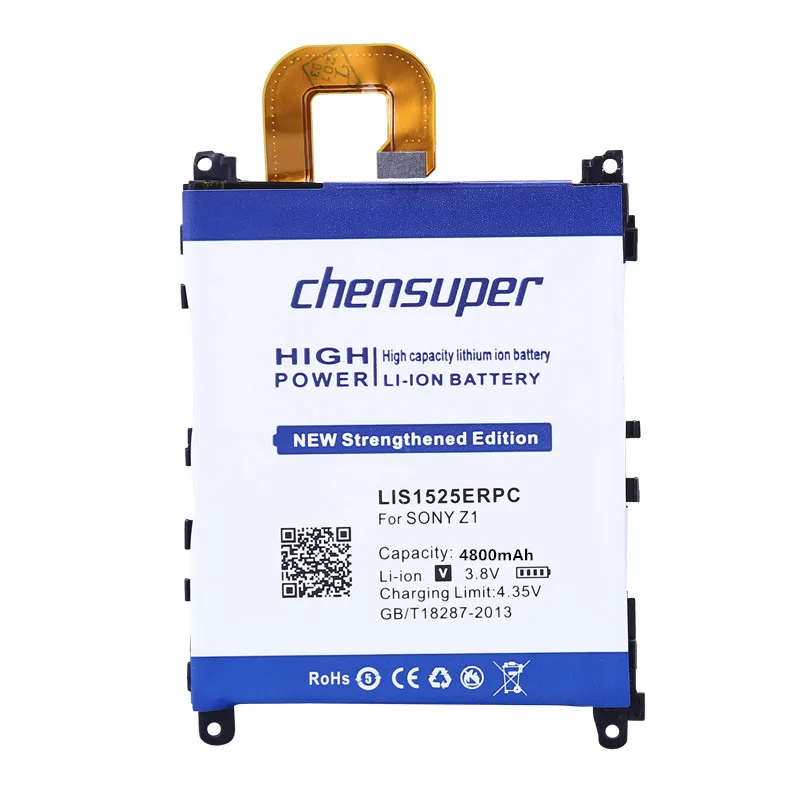 Chensuper 4800 мАч LIS1525ERPC мобильный телефон литий-ионный аккумулятор для Sony Xperia Z1 L39H C6902