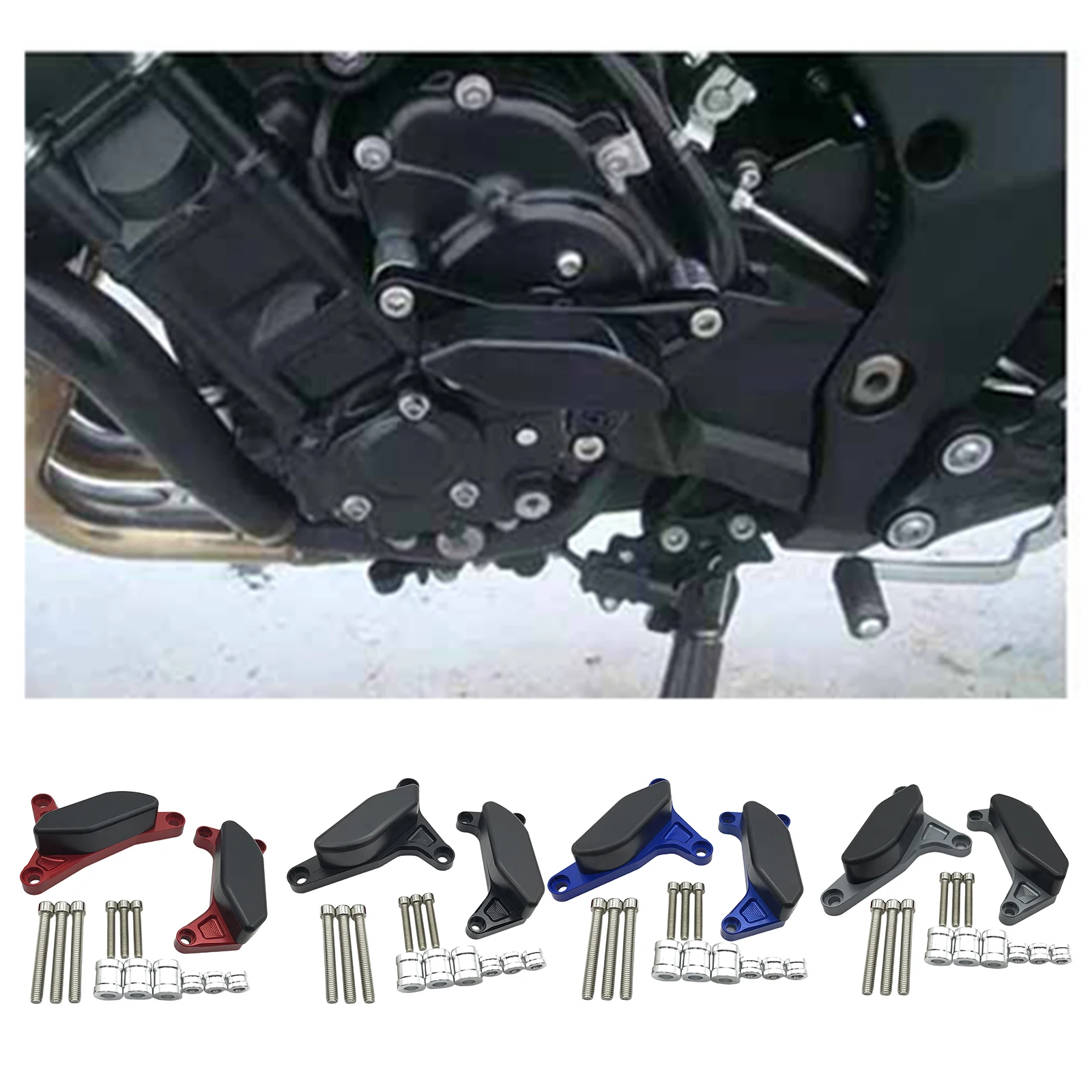 

1 пара, защитный чехол для двигателя Yamaha FZ1 FZ8 Fazer 2011 2013 2015 2016