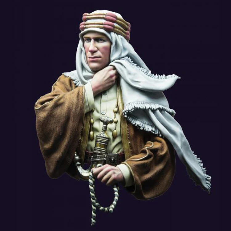 

1/10 T.E. Lawrence, 1917, Resin Model Bust GK, Unassembled and unpainted kit