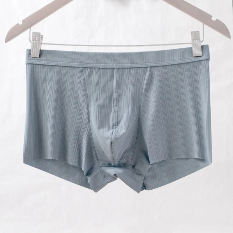 

Zero-Touch Label Underwears Mens 60 Ultra-Fine Micro Modal Underpants High Elasticity Seamless and Healthy Dyeing Boxer Shorts