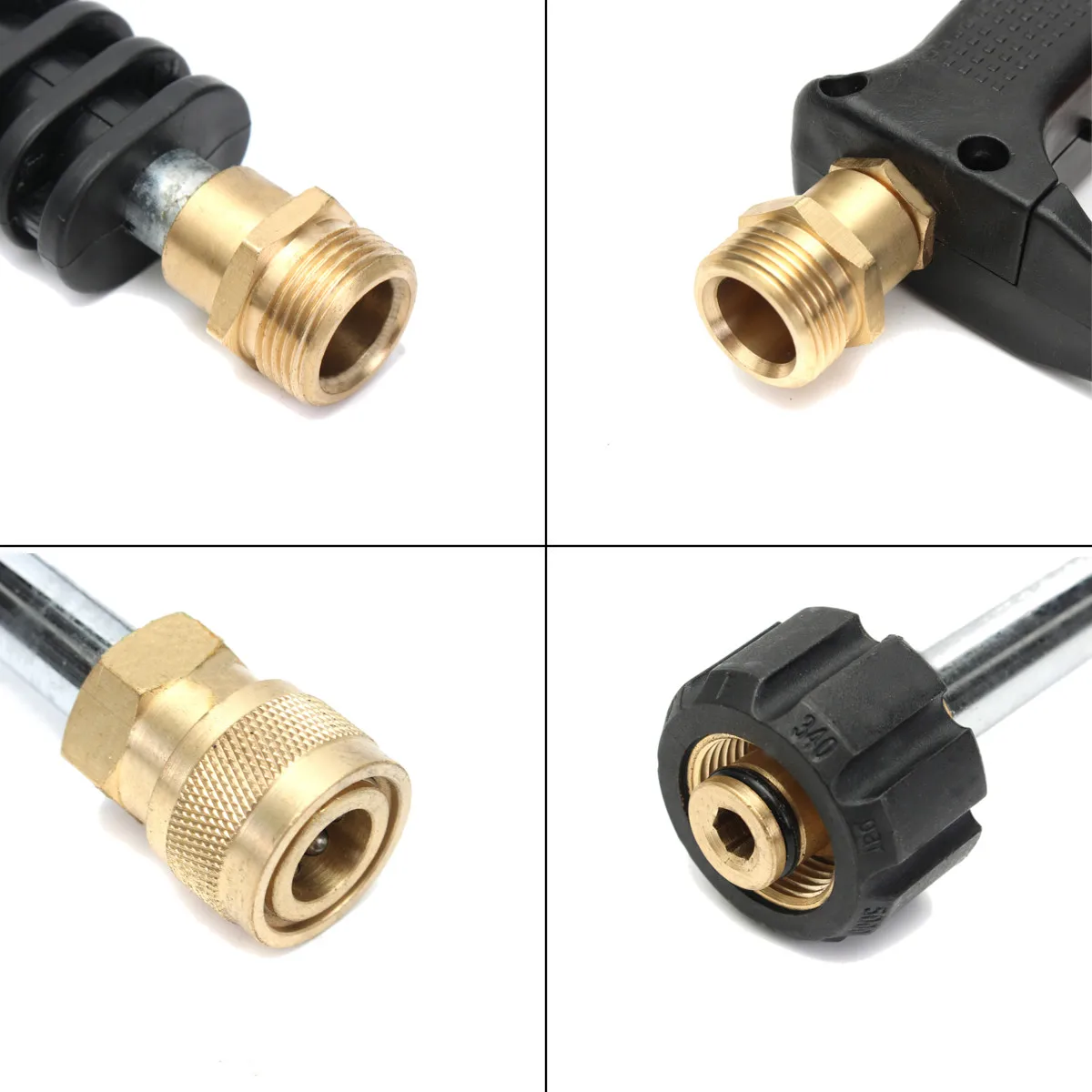 

Pressure Washer Gun Hose Kit Car Washer Water Spray Gun with 8m Hose for Karcher Elitech Hammer Interskol Sterwins Lavor