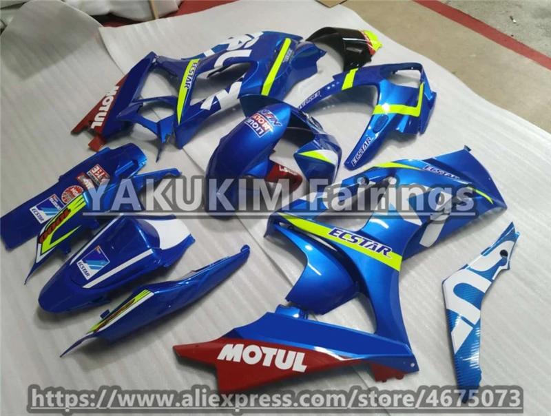 ABS инжекционные Обтекатели для SUZUKI GSXR1000 k7 2007 2008 обтекатель кузова GSXR 1000 07 08 k7 обтекатель мотоцикла на заказ Cowlings
