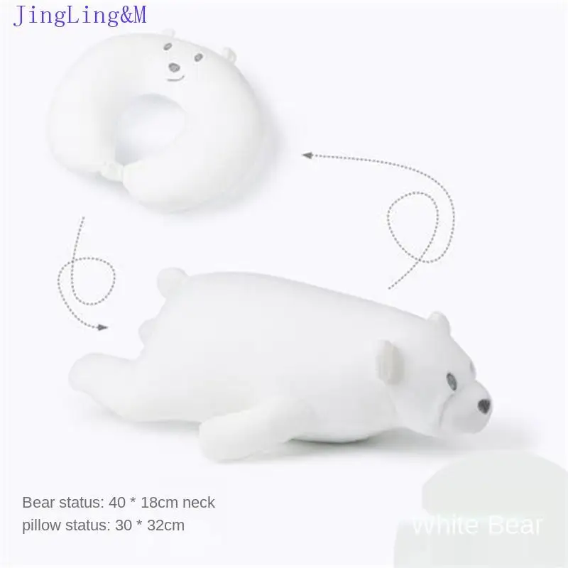 Подушка и подушка для шеи 2 в 1 многофункциональная трансформируемая с милыми