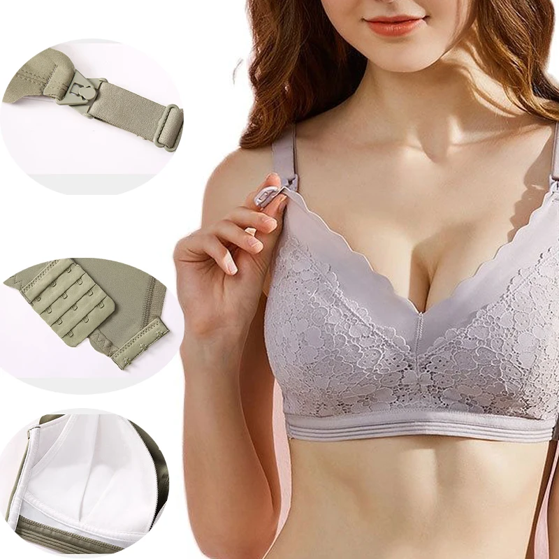 

Maternity Breastfeeding Nursing Bra Wire Free Sujetador Lactancia Clothing Underwear Clothes Bras for Pregnant Women Soft