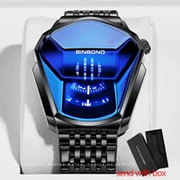 New Arrival Waterproof Creative Wrist Watch For Male Clock Men Watch Relgio Masculino Gold Stainless Steel Wristwatch 1