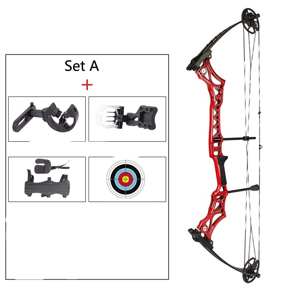 

Junxing M108 1 Set Of Archery Composite Bow 30-55 Pounds Pounds Adjustable Beginner Sports Outdoor Hunting Shooting