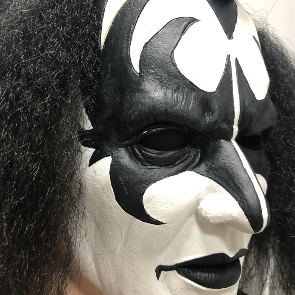 Kiss Band Gene Simmons панк Маска Косплей певица Chaim Witz рок бар DJ вечерние карнавал