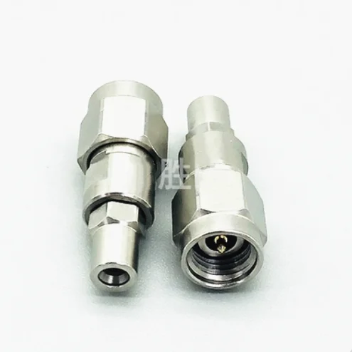Adaptador de prueba de onda de acero inoxidable, SMP macho a macho de 2,92mm, de alta frecuencia, DC-26.5G-1