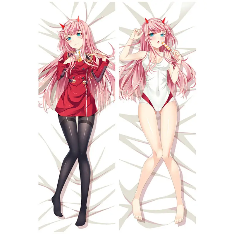 

Anime DARLING In The FRANXX-Zero Two Pillow Cover Dakimakura Case 3D Double-Sided Bedding Hugging Body Pillowcase For Adult