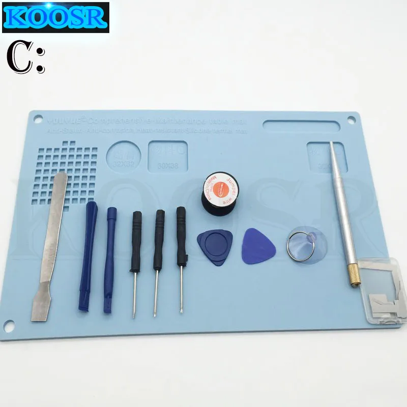 Теплоизоляционный рабочий коврик термостойкий изоляционный BGA для ремонта