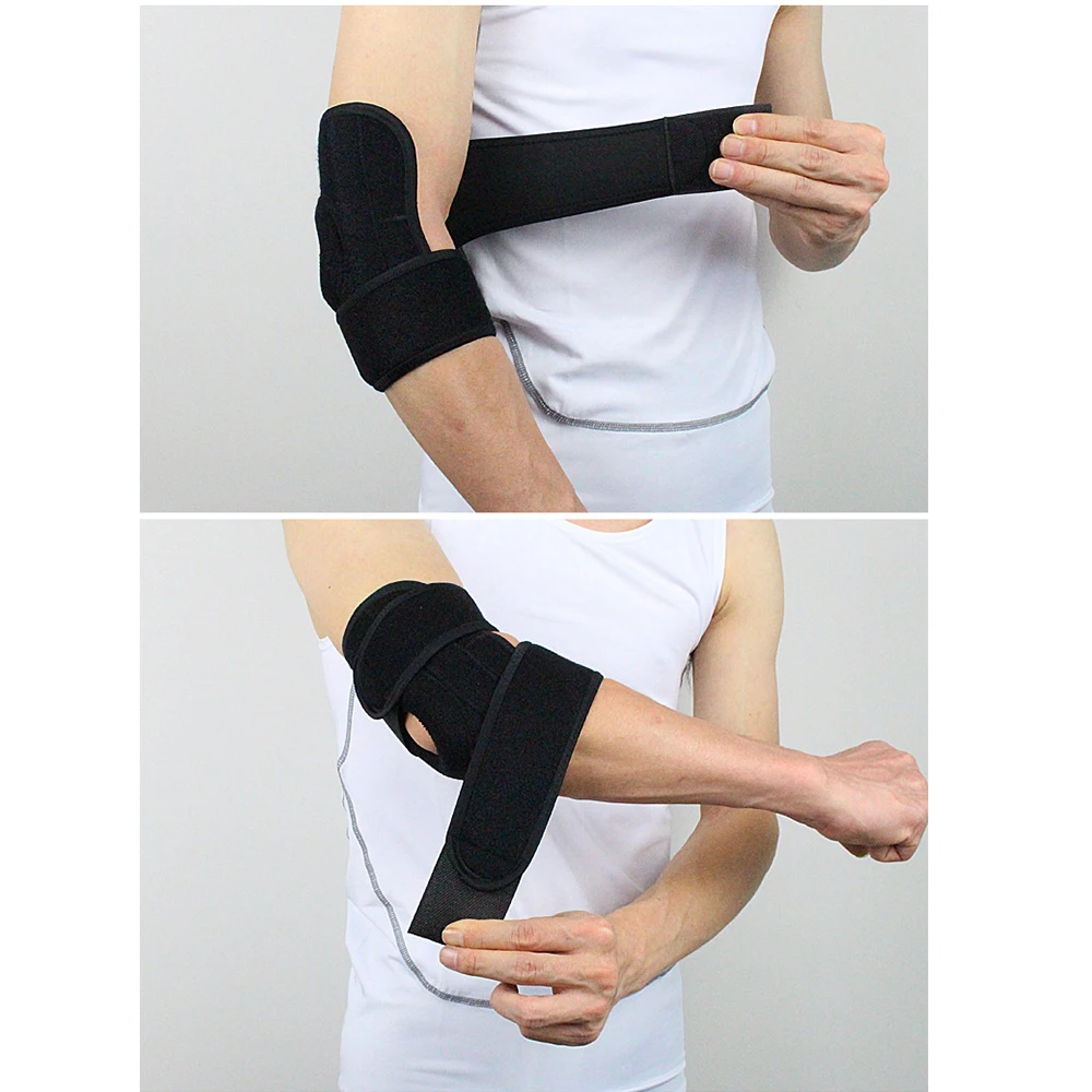 

Elow Brace Polycentric Hinges Professional Sports Safety Knee Support Black Knee Pad Guard Protector Strap