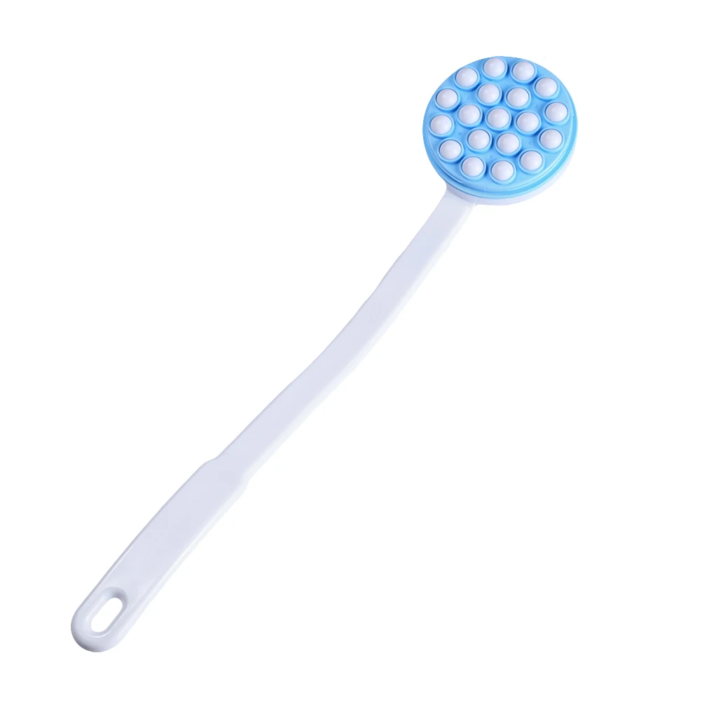 

Massage Shower Cleaning Bath Brush Spa Massage Long-handled Bathroom Washing Brush Tools Shower Brush with Lid