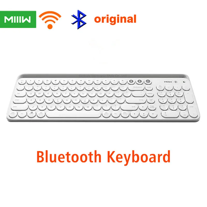 Miiiw Bluetooth Двухрежимная клавиатура 104 клавиши 2 4 ГГц Мультисистема совместимая с