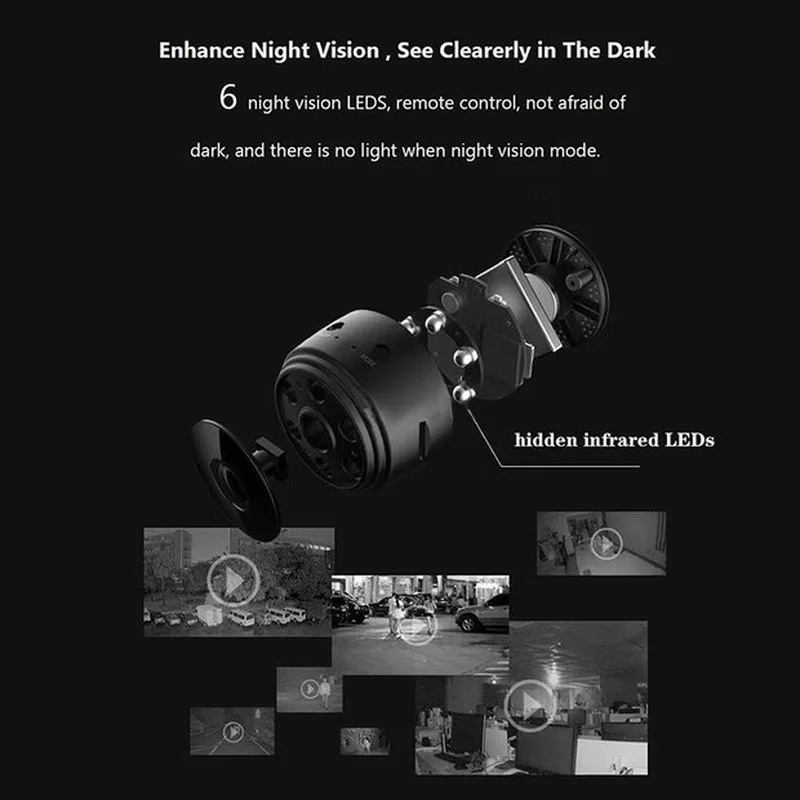 Wifi мини-камера HD 1080P микро видеокамера широкоугольный объектив инфракрасное ночное видение сеть умный мониторинг Домашняя безопасность