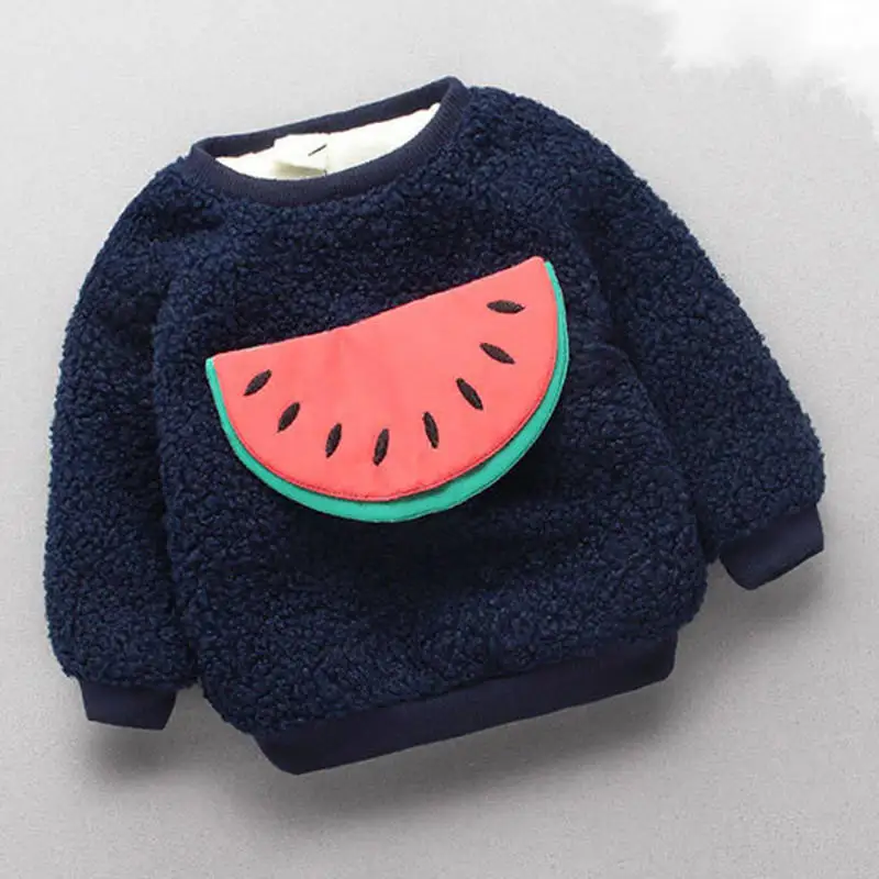 CUTEMOON Baby Sweaters Girl Boy Autumn Winter Warm Cartoon Fashion Thick Casual Velvet Costume Kids Christmas Clothes |