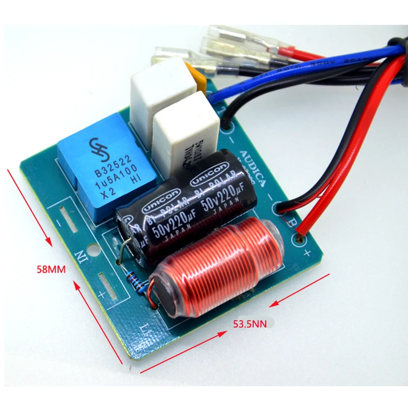 1 шт. 2 полосный делитель частоты высоких басов для британской аудиосистемы 50 22000