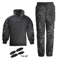 hunting military combat uniform outdoor cs field camping tactical shirt pants childrens camouflage training clothes suit kids