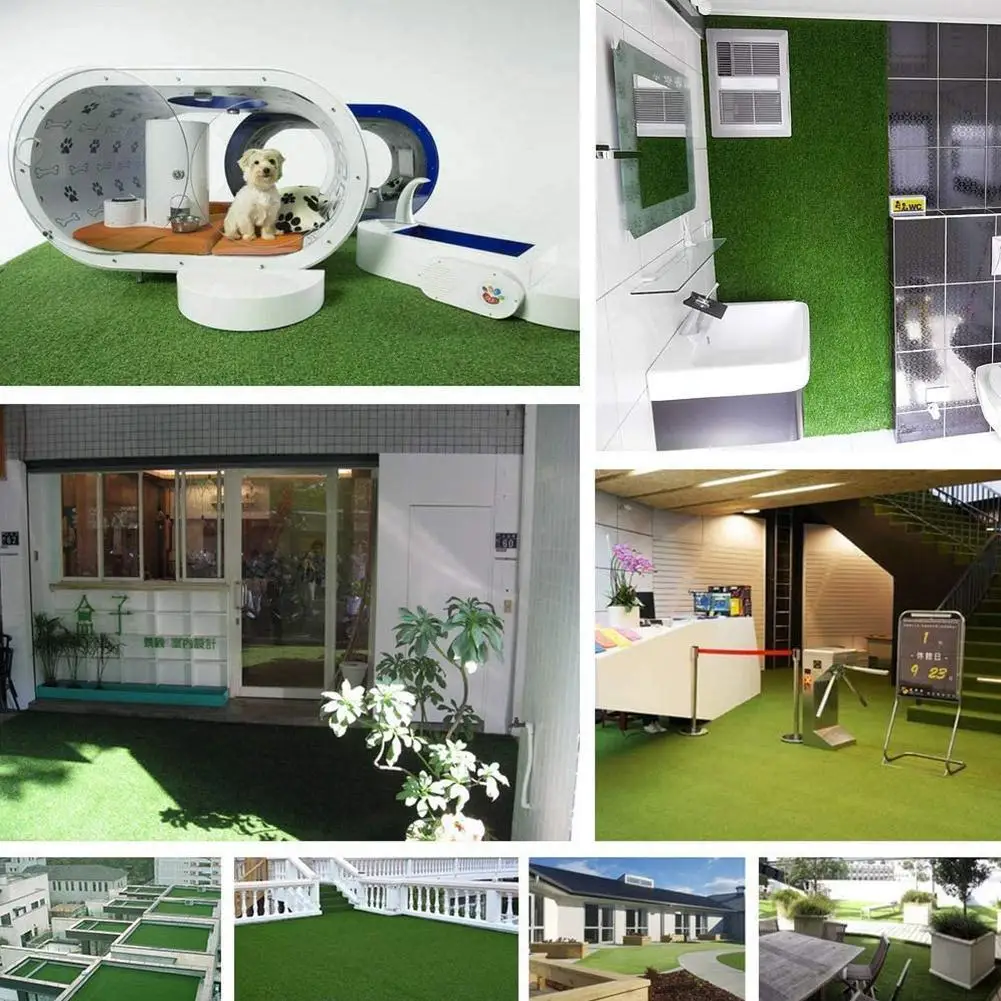 

Outdoor Artificial Lawn Carpet Plastic Artificial Balcony Lawn Cesped Garden Decoration Green Jardin Artificial Exterior Sc X3Q5