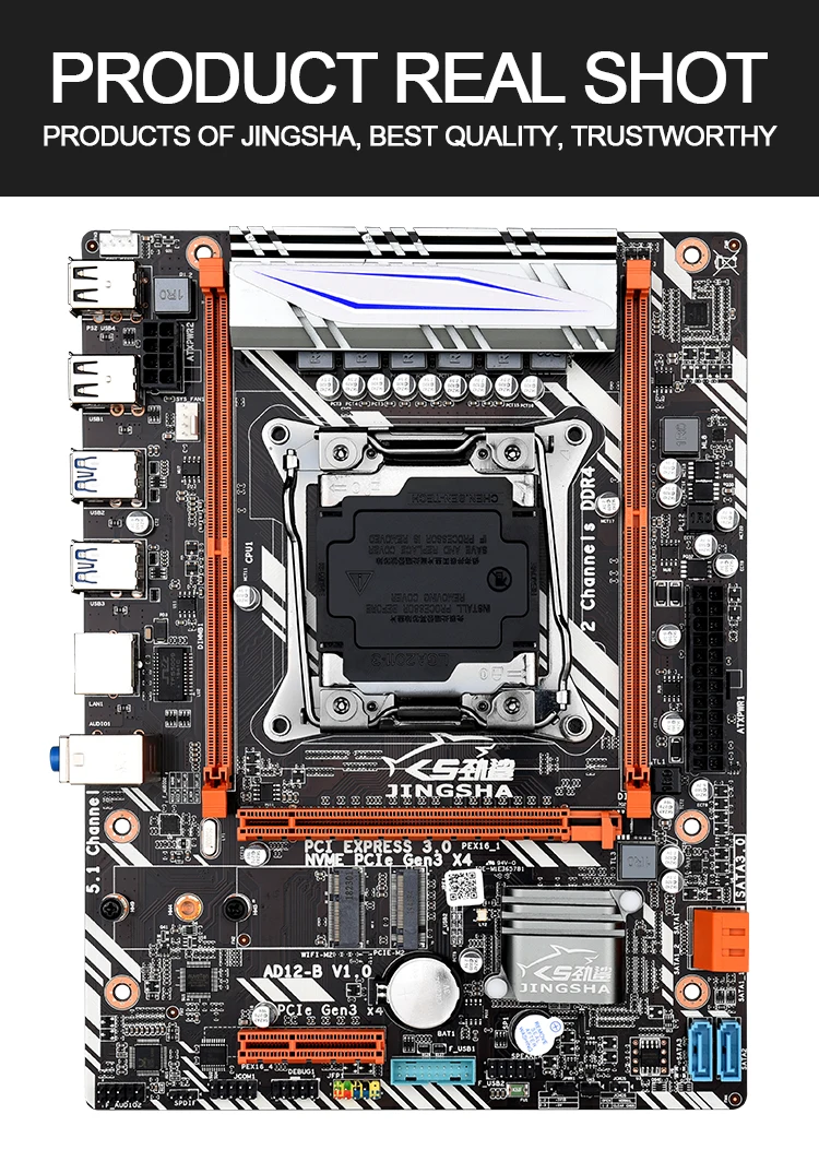 Материнская плата X99 D4 для настольных ПК материнская LGA 2011 v3 E5 CPU DDR4 RAM поддерживает