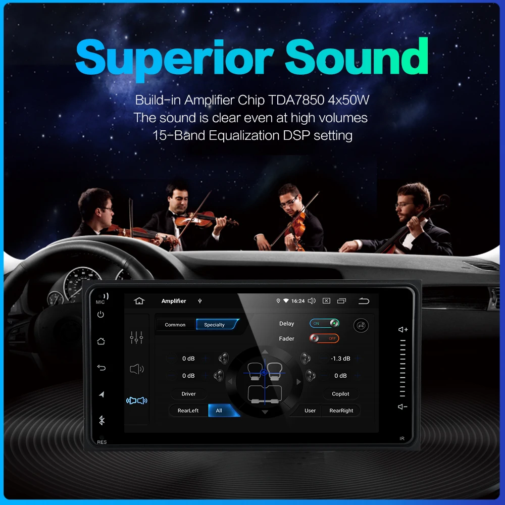 Dasaita 2 Din Android 9,0 автомобильный Радио gps " для Toyota Corolla Camry Prado RAV4 Highlander Yaris Tundra Sequoia 4 Runner 86 Scion