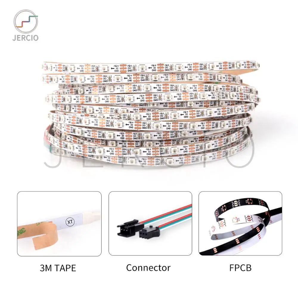 Светодиодная лента SK6812mini / WS2812 3535 SMD 60/144 пикселей/светодиодов/м индивидуально