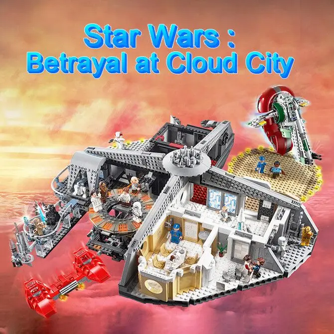 05151 Star Wars Betrayal at Cloud City Building Kit Blocks 3149pcs Bricks Compatible Star Wars 75222