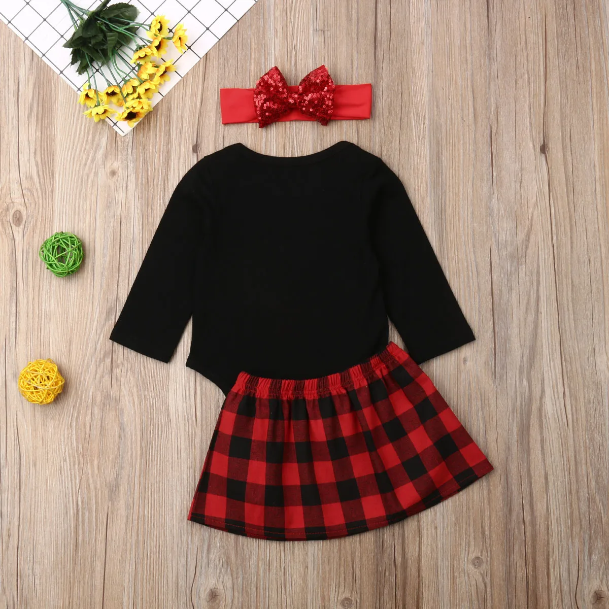 3 шт. детский комплект одежды для девочек с длинным рукавом | Детская одежда и