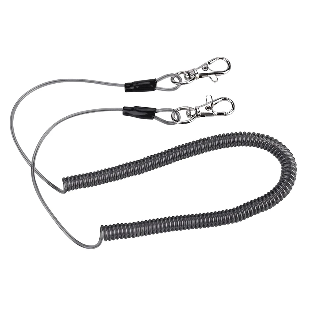 

Выдвижной спиральный ремешок для рыболовной удочки с S-образной пряжкой