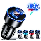Автомобильное зарядное устройство с 2 USB-портами, 4,8 А, 5 В