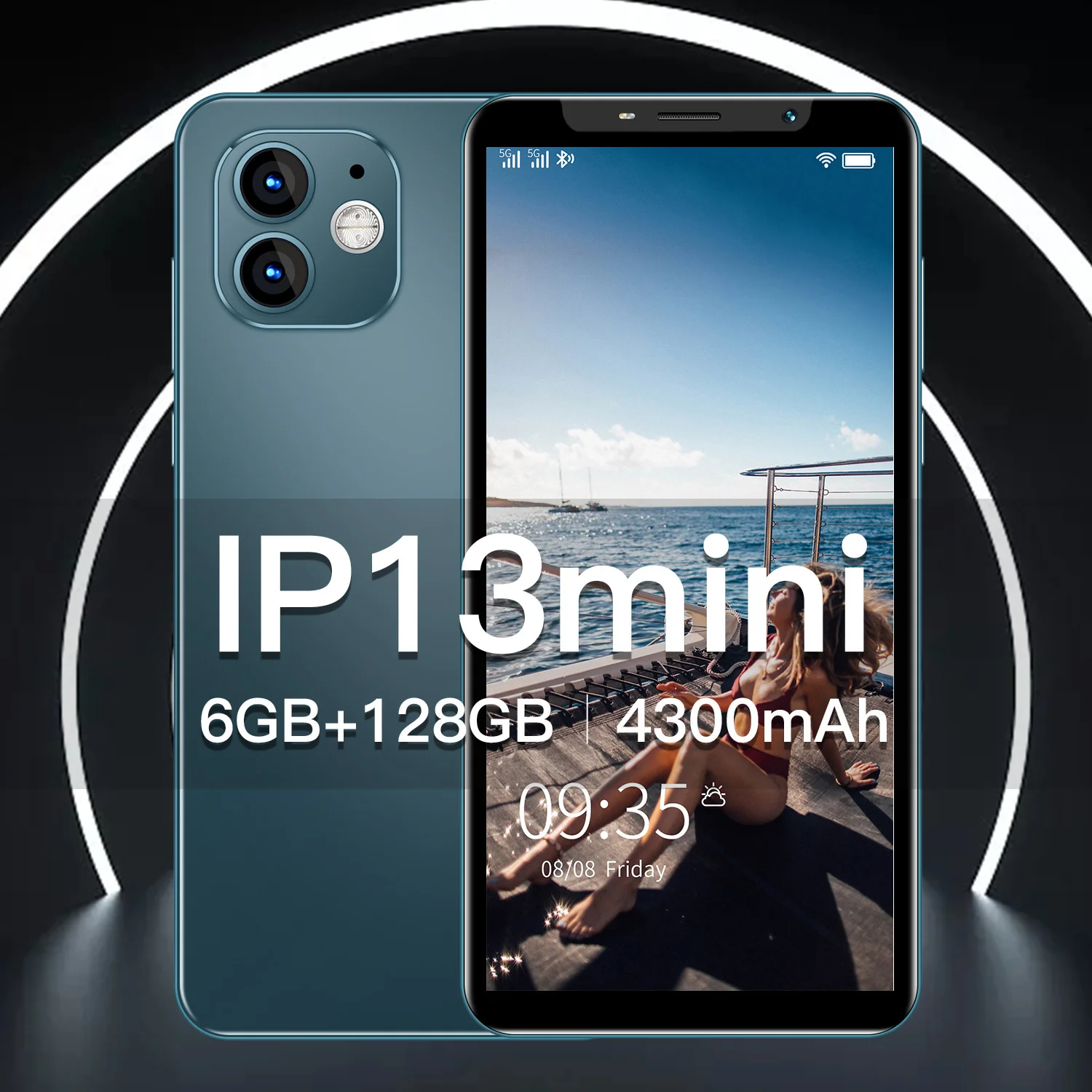 

Мини-смартфон IP13 Global Edition, 6 ГБ и 128 ГБ, mtk6895, HD экран 4,72 дюйма, аккумулятор 4300 мАч, 4G LTE