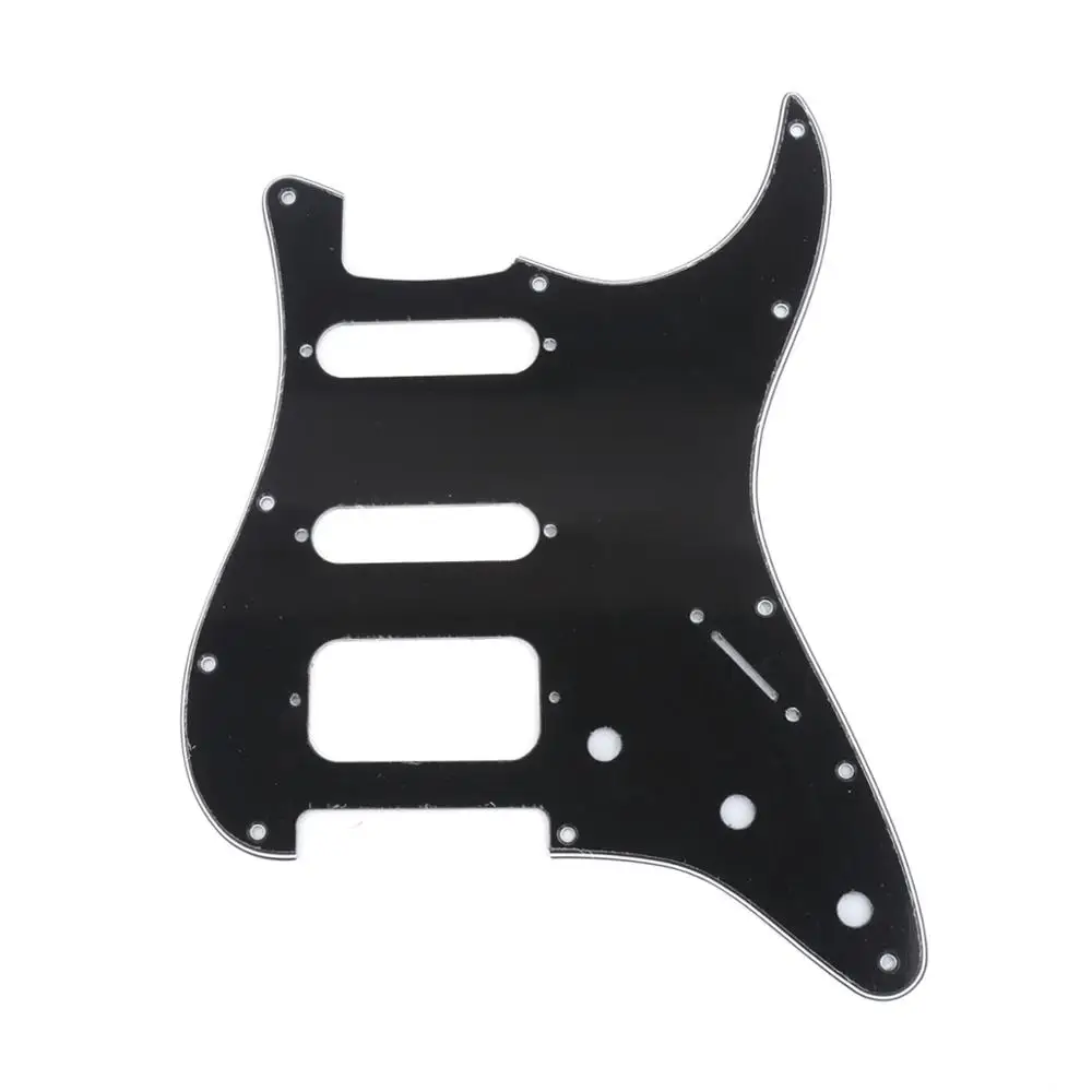 Musiclily Pro 11-отверстие Круглый угол HSS гитарный Страт Pickguard для США/мексиканский