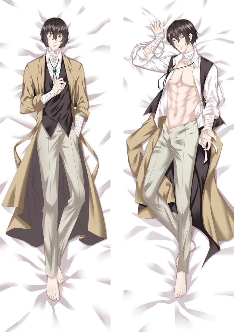 

Bungo Stray Dogs dazai osamu Dakimakura Hugging Body Pillow Case Bedroom Bedding Pillow Cover Anime Pillowcase Cosplay Gift