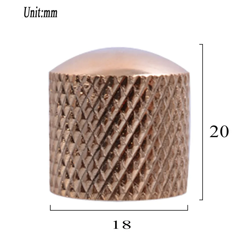 10pcs metall dome tone tunning knöpfe volume control tasten für elektrische gitarre bass chromschwarzgold durchmesser 18mm free global sh