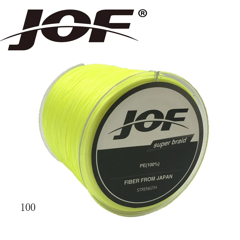 JOF 8 нитей 100 м PE плетеная рыболовная Леска леска белый/желтый/синий/зеленый 13 200