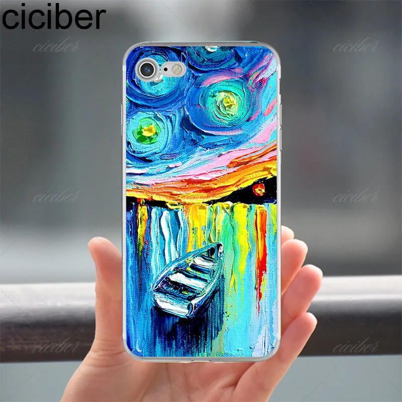 Ciciber Van Gogh масляная живопись мягкие силиконовые чехлы для телефона чехол IPhone 11 Pro