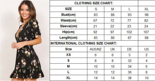 

2021 Fashion Elegant Women Boho Short Mini Dress Ladies Party Evening Summer Beach Sexy V Neck Sundress