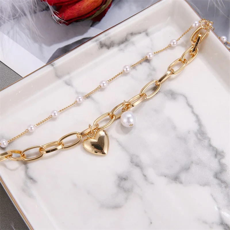 Браслеты DAXI с натуральным жемчугом для женщин и девушек висячие ювелирные