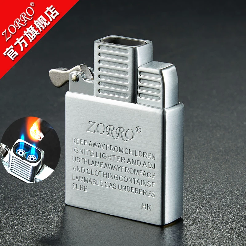 Оригинальный керосиновая Зажигалка Зорро вставка нержавеющая сталь внутренние