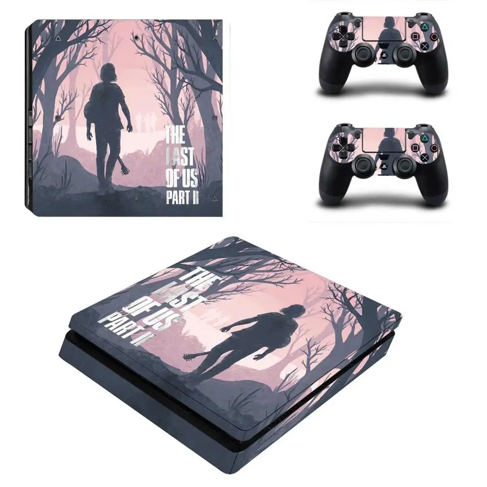 Наклейка The Last of Us Part 2 PS4 Slim Skin для консоли Sony PlayStation 4 и контроллера Dualshock |