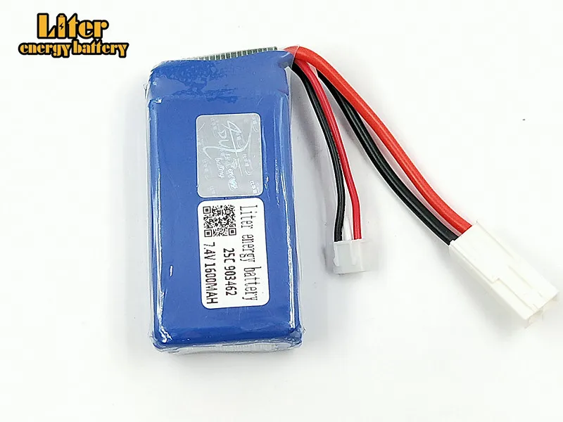 7 4 V 1600mAh Lipo батарея для FT009 пульт дистанционного управления лодка скоростная FX067C 2S