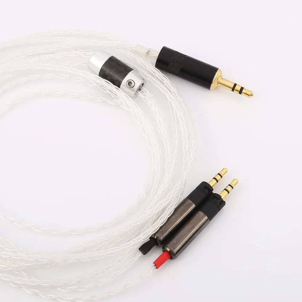 

Audiocrast 3.5mm Stereo 8 Cores 7N OCC Silver Plated R70X Headphone Upgrade Cable for ATH-R70X R70X headphones