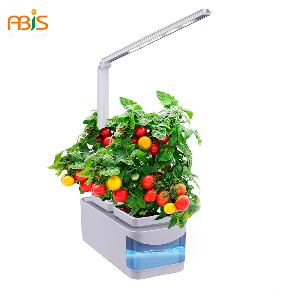 Hydroponic planting system flowerpot plastic home intelligent self-absorption soilless cultivation vegetable growing machine