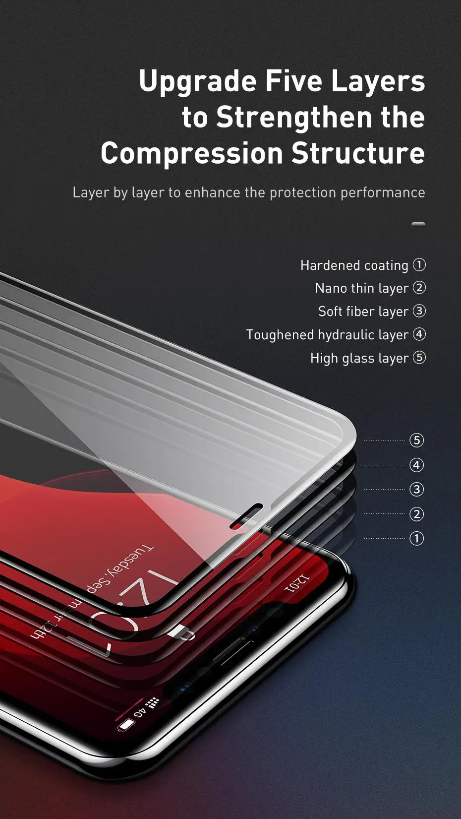 KEYSION закаленное стекло для iPhone 11 11 Pro 11 Pro Max защитное стекло на экран телефона HD прозрачное полное покрытие стекло для iPhone 11 Pro Max