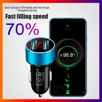 usb car charger fast charging dual usb adapter 3 1a cigarette lighter socket for iphone samsung mobile phones car accessories